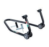 BIKE LIFT Black universal adjustable rear motorcycle stand with sliders for Ducati Scrambler